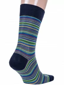 Мужские носки из мерсеризованного хлопка Sergio Di Calze (PINGONS), 16SC3, СИНИЕ