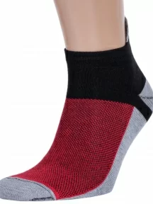 Спортивные носки Альтаир, А216, СЕРО-КРАСНЫЕ