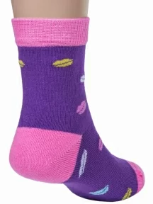 Детские носки "Носкофф" (АЛСУ), НД1, рис. 4090, ФИОЛЕТОВЫЕ