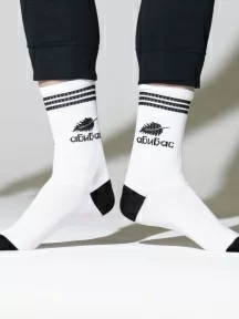 Носки unisex St. Friday Socks, 90е-1233-02/19, "Что-то все-таки случилось?"