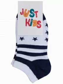 Детские носки "Красная ветка", С-1745, СИНЕ-БЕЛЫЕ