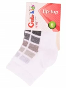 Детские носки Conte kids, 5С-11СП, рис. 217, БЕЛО-СЕРЫЕ