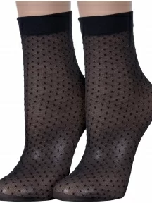 Комплект из 2 пар женских носков Conte, 2-16С-127СП, ЧЕРНЫЕ