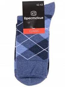 Мужские носки Брестские (БЧК), 15с2125, рис. 509, ДЖИНСОВЫЕ МЕЛАНЖ