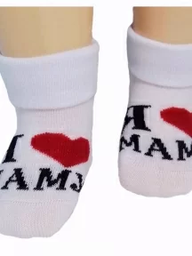 Детские носки RuSocks (Орудьевский трикотаж), Д-106, рис. 01, БЕЛЫЕ