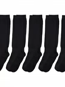 Комплект из 5 пар мужских спортивных гольфов Альтаир, 5-М95, ЧЕРНЫЕ