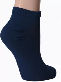 Короткие бамбуковые носки Grinston socks (PINGONS), 15D33, СИНИЕ
