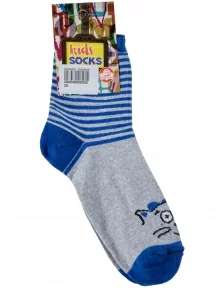 Комплект из 3 пар детских носков Альтаир, 3-С183, ВАСИЛЬКОВЫЕ