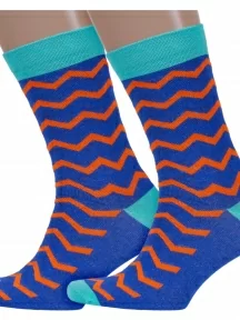 Комплект из 2 пар носков ХОХ FANTASY, 2-XF, XF-22, ВАСИЛЬКОВЫЕ