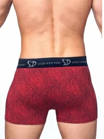 Мужские трусы-боксеры SD (by Salvador Dali), SD2055-3, КРАСНЫЕ