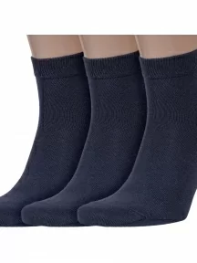 Комплект из 3 пар мужских носков Брестские (БЧК), 3-14С2124, рис. 000, ТЕМНО-СЕРЫЕ