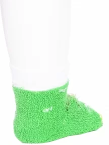 Комплект из 3 пар детских махровых носков Брестские (БЧК), 3-14С3060, рис. 867, ЯРКО-ЗЕЛЕНЫЕ