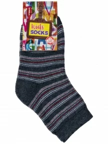 Детские махровые носки Альтаир, С30, ТЕМНО-СЕРЫЕ