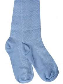 Детские бамбуковые колготки "Борисоглебский трикотаж", 7С907, ГОЛУБЫЕ