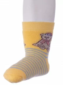 Детские махровые носки Брестские(БЧК), 14С3060, рис. 821, ЖЕЛТЫЕ