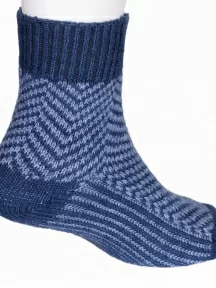Комплект из 3 пар детских полушерстяных носков RuSocks (Орудьевский трикотаж), 3-Д-382, ДЖИНС