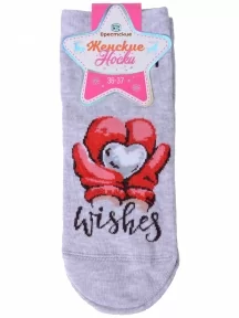 Женские носки Брестские (БЧК), 21С1145, рис. 679 СВЕТЛО-СЕРЫЕ МЕЛАНЖ