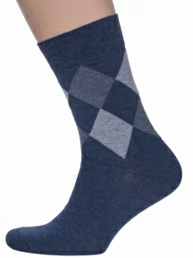 Мужские носки Брестские (БЧК), 15С2125, рис. 044, ТЕМНО-СИНИЕ МЕЛАНЖ