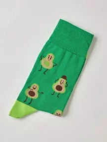 Носки unisex St. Friday Socks, 672-9, "Настроение авокадо"