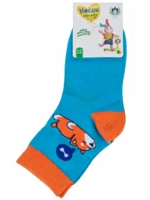 Детские носки "Борисоглебский трикотаж", 8С913, БИРЮЗОВЫЕ