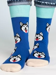 Носки unisex St. Friday Socks "Хаски не носят маски" (773-15)