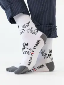 Носки unisex St. Friday Socks "Бессовестные псы, питерские" (anton-1075-02)