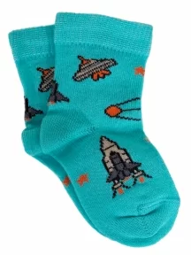 Детские носки LORENZline, Л71, БИРЮЗОВЫЕ