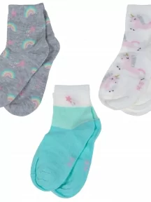 Комплект из 3 пар детских носков RuSocks (Орудьевский трикотаж), Д3-130145Д, микс