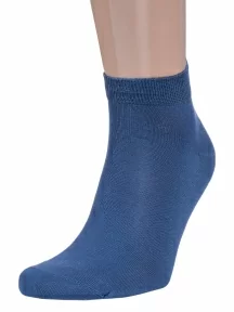 Набор мужских укороченных носков из мерсеризованного хлопка, 7 пар (ТМ Sergio di Calze), PG-17SC7-7, ДЖИНС