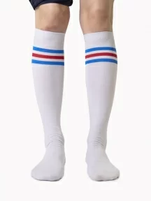 Гольфы unisex St. Friday Socks, 431-2/11.5, "Полосатая классика", ТРИКОЛОР