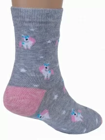 Детские носки RuSocks (Орудьевский трикотаж), Д3-13160, рис. 01, СВЕТЛО-СЕРЫЕ