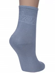 Женские носки "НАШЕ" Смоленской чулочной фабрики, 422С1, рис. 2, СЕРЕБРИСТО-СЕРЫЕ №54