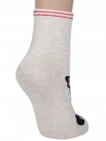 Женские носки Hobby Line, 254-1, СВЕТЛО-БЕЖЕВЫЕ