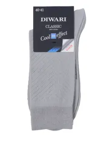 Мужские летние носки DiWaRi рис. 010, СЕРЫЕ (7С-23СП)