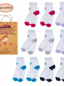 Набор для девочек из 10 пар носков LORENZline, Л77-10, микс