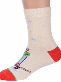 Детские носки Брестские (БЧК), 20С3079, рис. 8001, СВЕТЛО-ЖЕЛТЫЕ