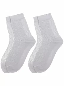 Комплект из 2 пар детских носков Hobby Line, 2-Ндх3538, СВЕТЛО-СЕРЫЕ