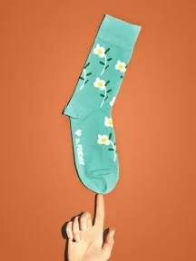 Носки unisex St. Friday Socks, ps1903, "Любимые цветы. Мятные"