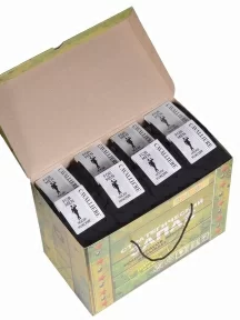 Набор из 80 пар мужских носков "Cavalliere" (RuSocks), CR-80, черные