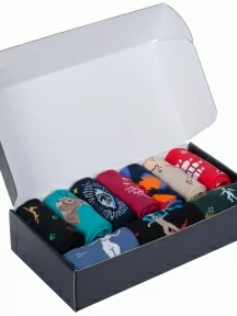 Набор из 10 пар мужских носков MSCLUB №М48, ВИ10-НМ48, микс