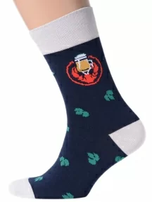 Мужские носки MSCLUB №М11, NM-137, ТЕМНО-СИНИЕ