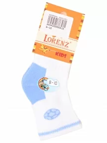 Детские махровые носки LORENZline, Л79, БЕЛО-ГОЛУБЫЕ