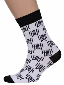 Носки unisex ХОХ FANTASY, XF-20, БЕЛЫЕ