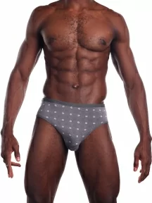 Мужские бамбуковые трусы-слипы SERGIO DALLINI, SG2932-3, СЕРЫЕ