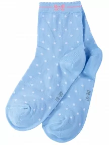 Детские носки LORENZline, Л105, ГОЛУБЫЕ в горох