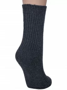 Женские теплые носки Hobby Line, 6199-03, ТЕМНО-СЕРЫЕ