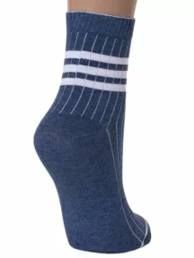 Женские носки с ослабленной резинкой ХОХ, G-1407, ДЖИНС