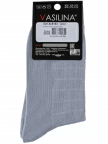 Мужские носки VASILINA, 8С8153, СВЕТЛО-СЕРЫЕ