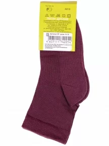 Детские носки с махровым следом LORENZline, Л7, БОРДОВЫЕ