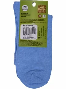 Женские бамбуковые носки ХОХ, G-1123, ГОЛУБЫЕ